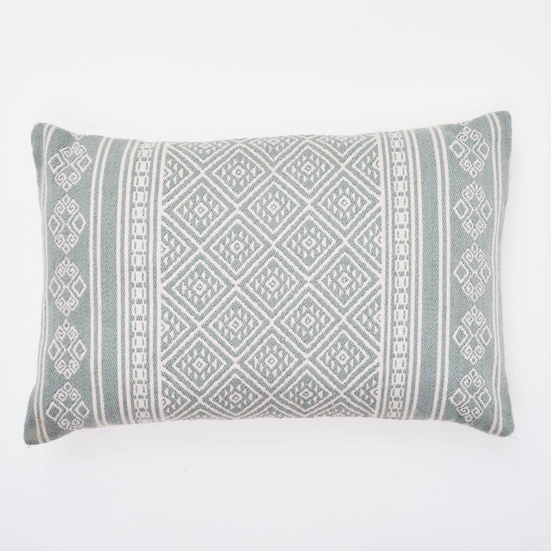 Weaver Green Luxry 100% Recycled Kalakan Cushion - Dove Grey