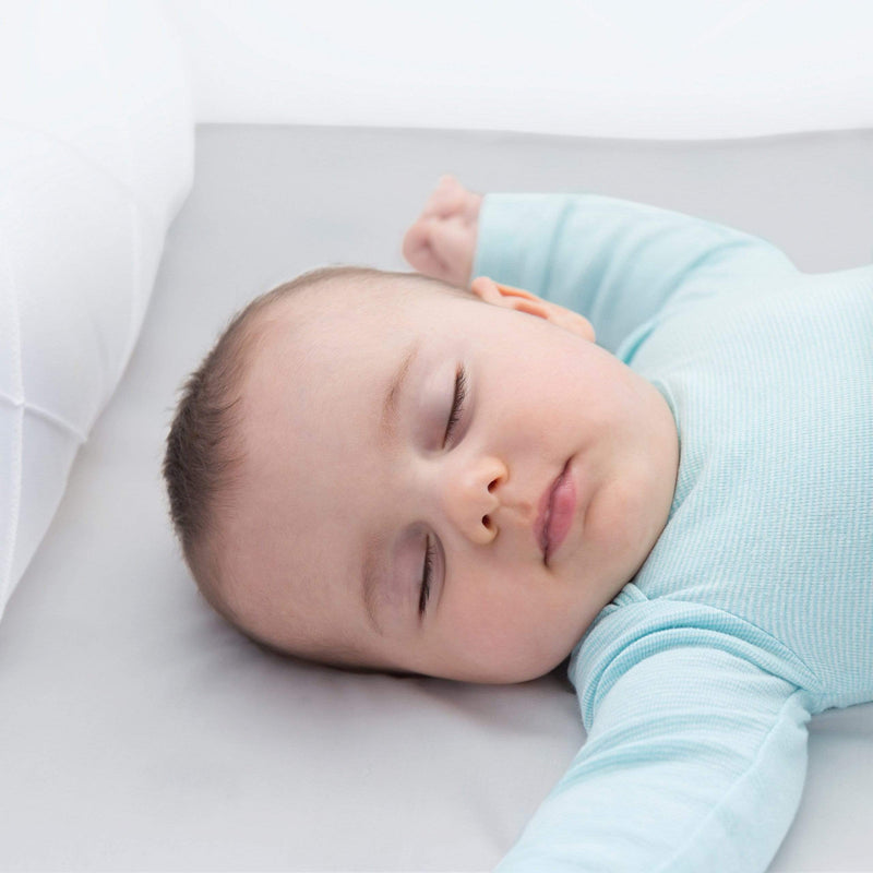 Little Lune Bamboo Cot bed Fitted Sheet - Winter Grey