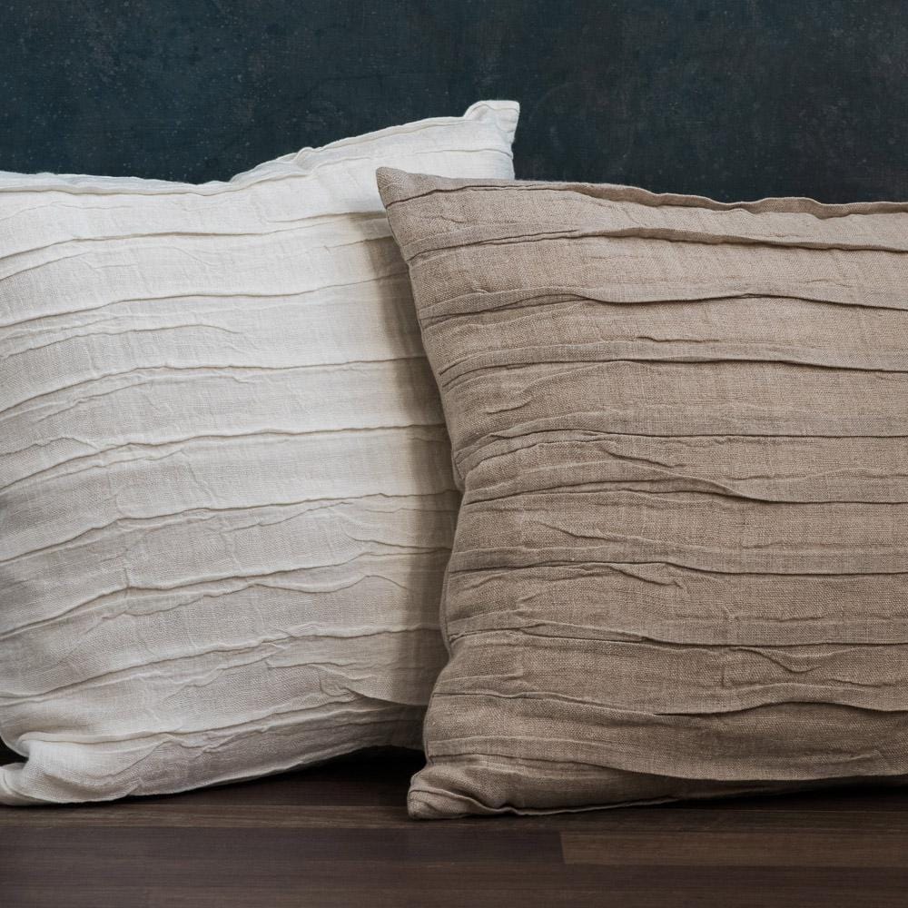 Linen Ruffled Cushions