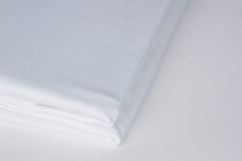 Childrens Hypoallergenic Bamboo Bedding Single Sheet - Whispering White